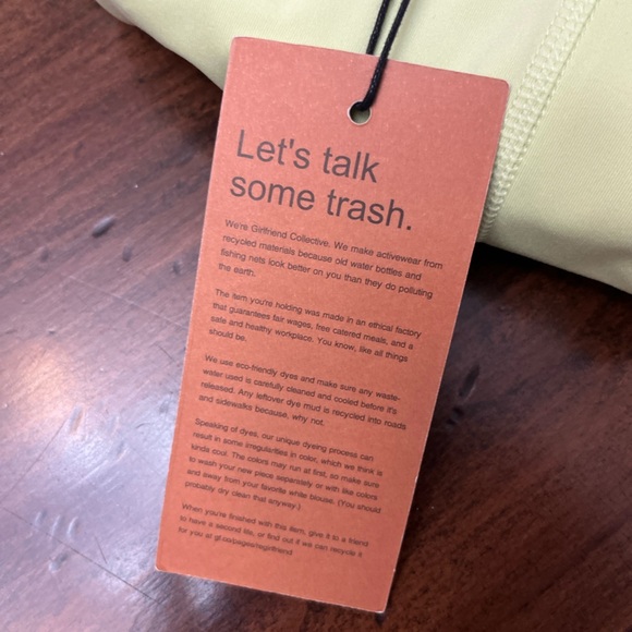 Girlfriend Collective Size XXS Green Leggings Spring Juniors Tween Activewear - Picture 8 of 11